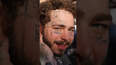 Post Malone tendo as tatuagens removidas #photoshop #tattoo #postmalone