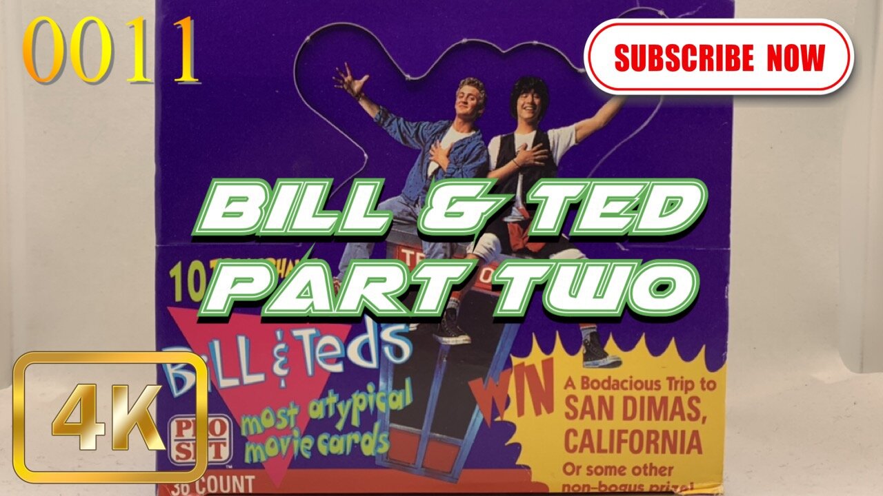 the[CARD]curator [0011] 'Bill & Ted' (1991) Trading Cards [2 of 6] [#billandted #thecardcurator]