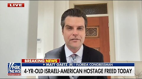 Rep Matt Gaetz to Biden: Stop Funding Hamas