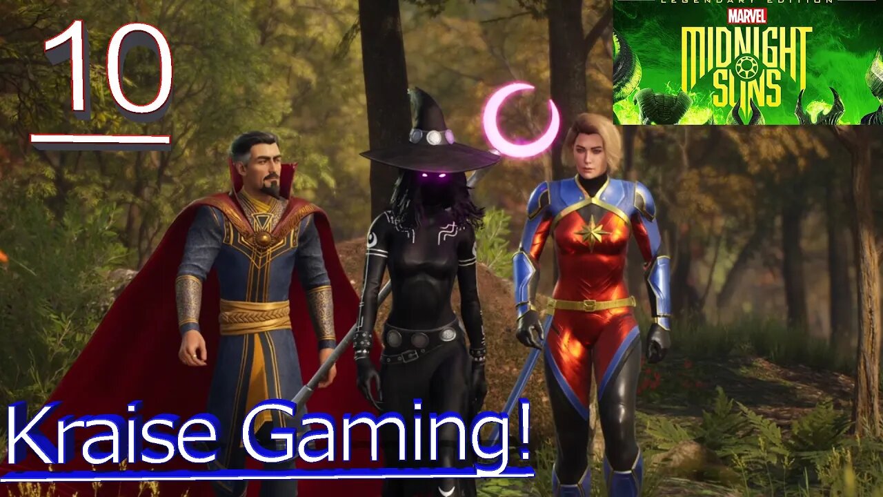 Ep:10 - Intel Gathering & Training! - Marvel's Midnight Suns - Dark Playthrough - By Kraise Gaming