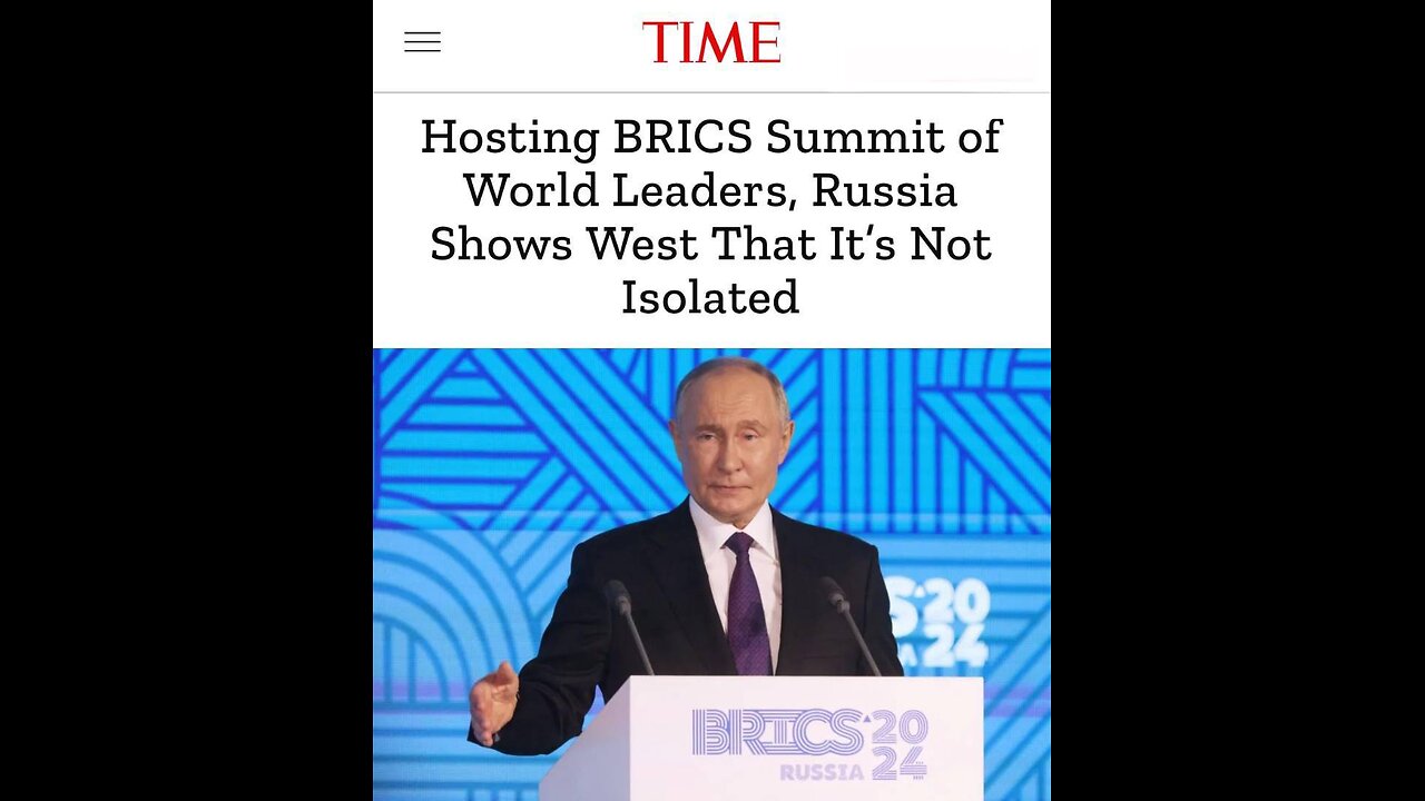 🚨ALL EYES ON BRICS+ SUMMIT IN KAZAN, RUSSIA🇷🇺