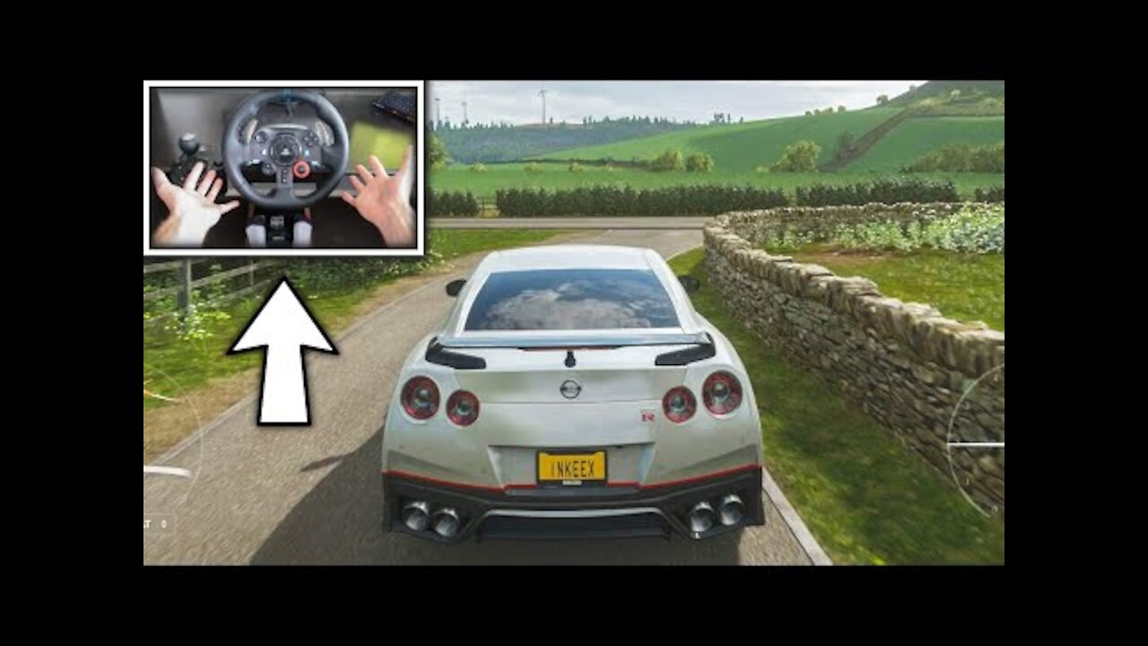 Nissan Skyline R35 GTR Nismo POV Drive - Forza Horizon 4 | Logitech G29 Gameplay