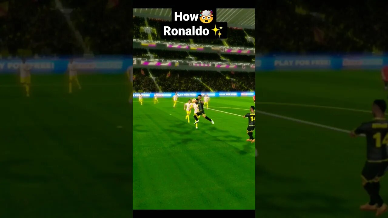 DLS 23 🚨🤯 RONALDO IMPOSSIBLE GOAL #dls23 #haaland #fifa23 #messi #ronaldo #blackteam #efootball