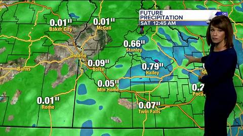 Windy and cool Friday morning with thunderstorms dropping some heavy rain later