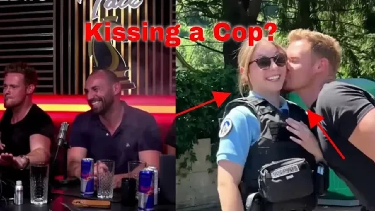 Andrew Tate: Kissing a Cop with Sterling Copper, Tristan Tate and J Waller