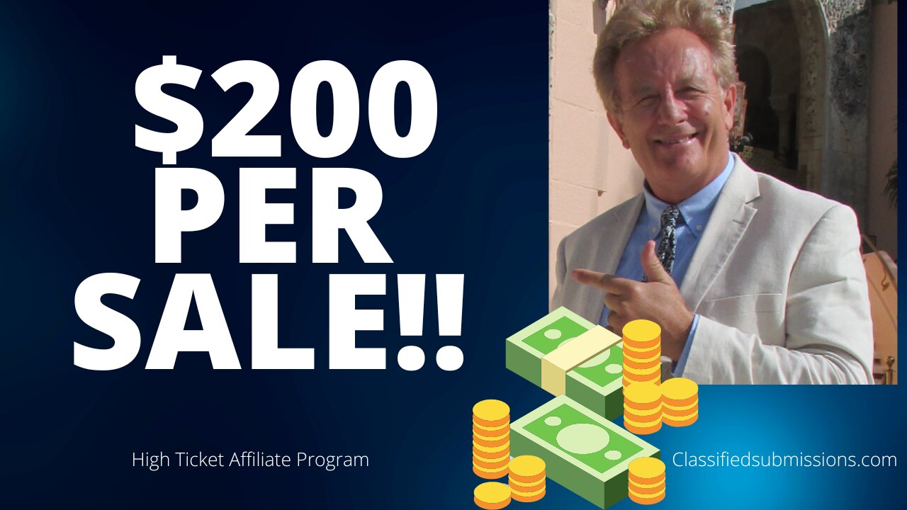 High Ticket Affiliate Program Earn $200 Per Sale