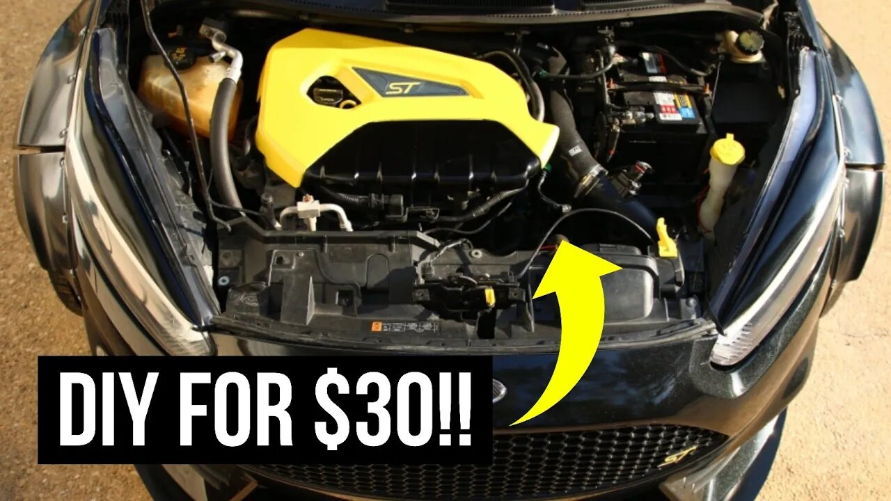 How To Paint Your Engine Cover For $30!! (Fiesta ST)