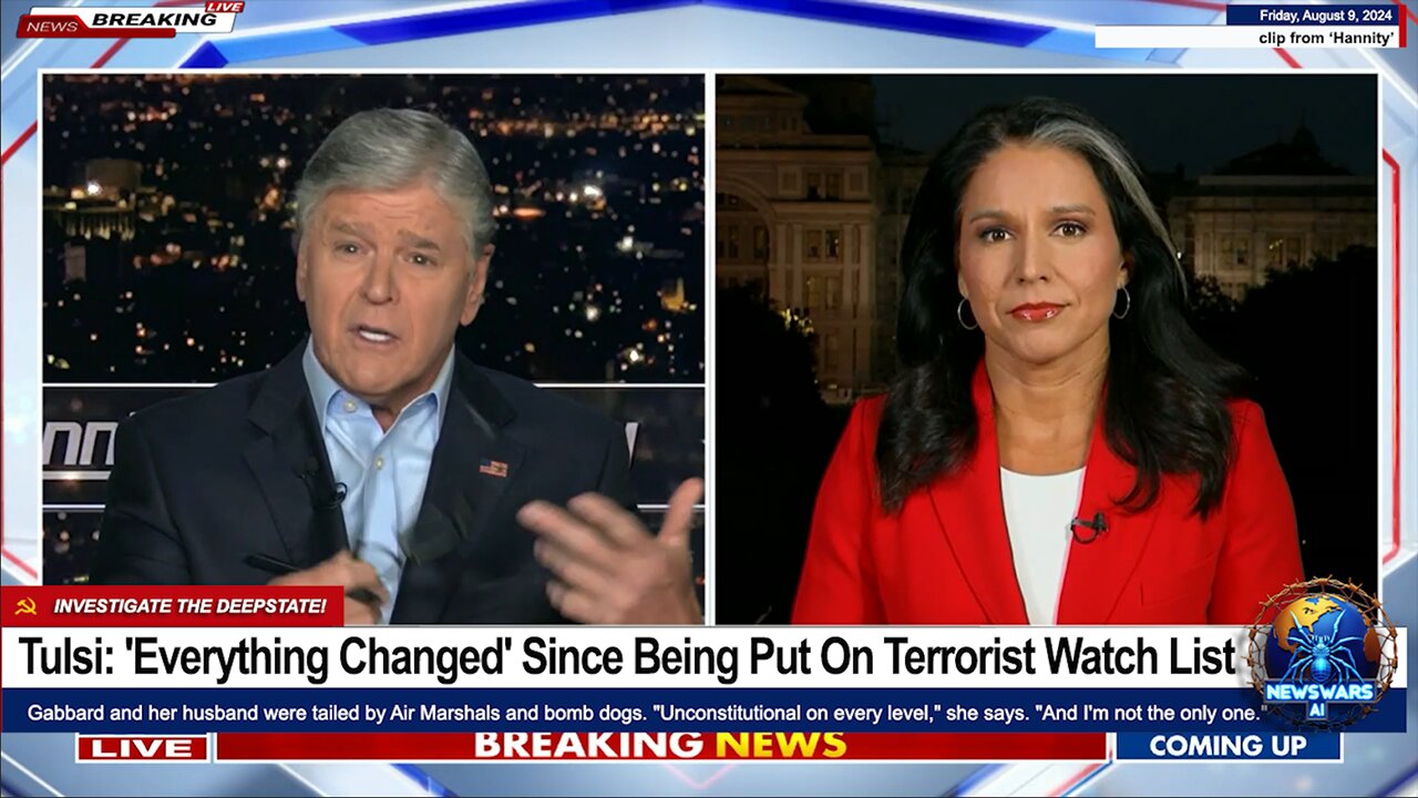 Tulsi Gabbard Put On Terrorist Watch List After Criticizing Biden Regime