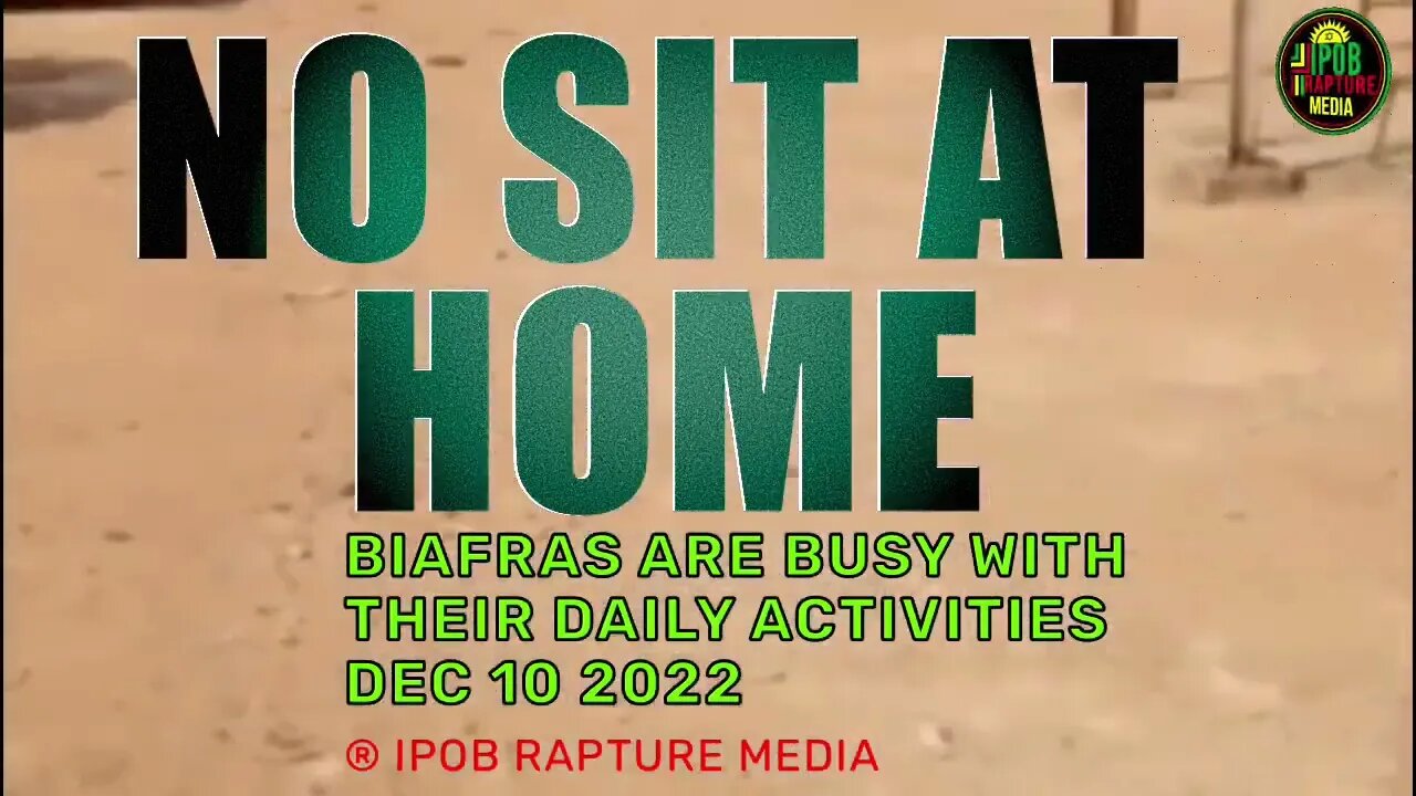 Biafrans Are Busy With Their Regular Activities Today | Dec 10, 2022 | NO SIT AT HOME.