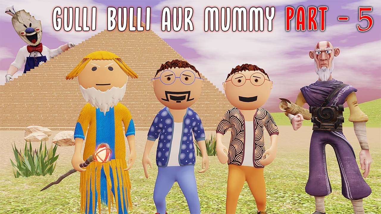 Gulli Bulli Aur Mummy Part 5 || Mummy Horror Story || Make Joke Factory