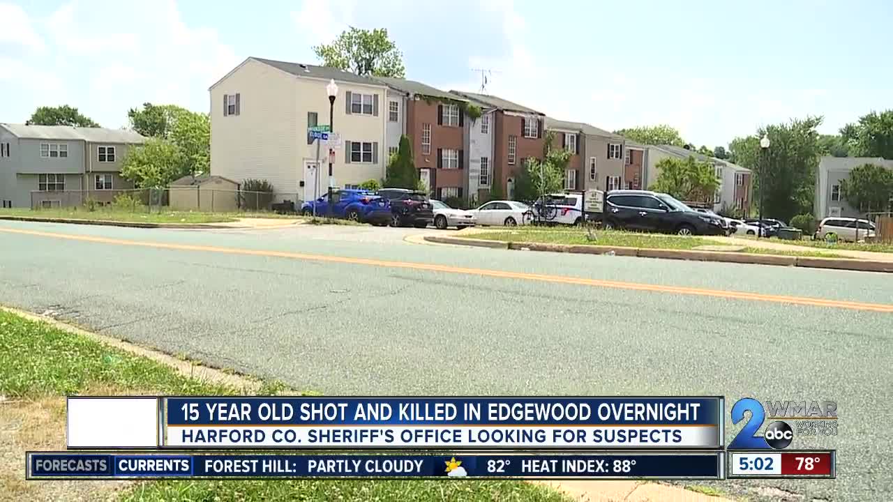 15 year old shot and killed in Edgewood overnight