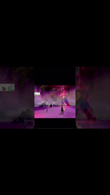 Pokémon Sword - Dynamax Lucario Used Stone Edge!