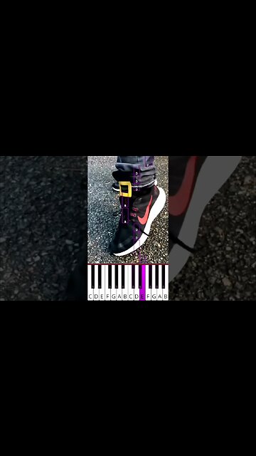 One Two Buckle My Shoe (TikTok Meme) - Octave Piano Tutorial