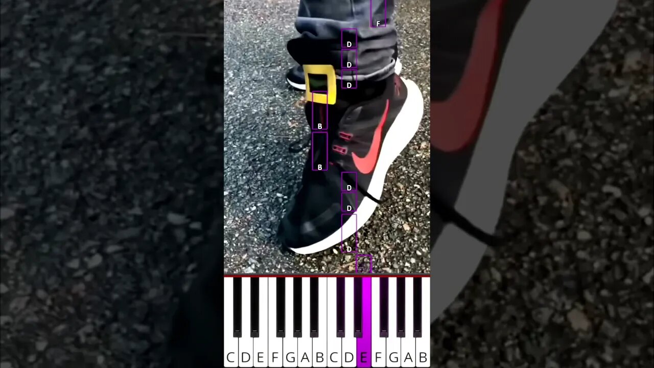 One Two Buckle My Shoe (TikTok Meme) - Octave Piano Tutorial