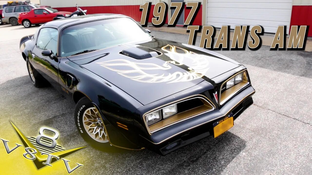 1977 Pontiac Trans Am SE at V8 Speed and Resto Shop V8TV