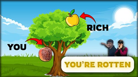 Become a goden apple... | Difference Between US and the RICH!!