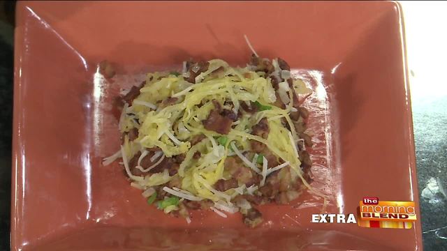 Blend Extra: Savory Parmesan Spaghetti Squash with Bacon