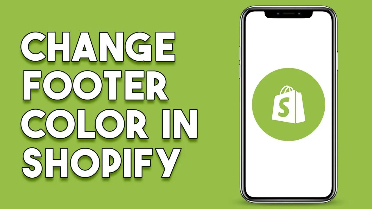 How To Change Footer Color In Shopify
