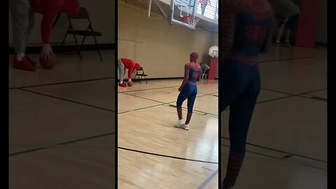 Caught Spider-Man hooping (beat him in a 1v1)