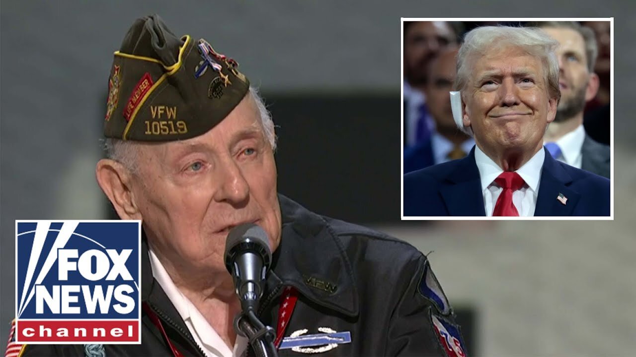 🔴WWII vet says: 'I'd re-enlist today, storm whatever beach my country needs me to for Trump'
