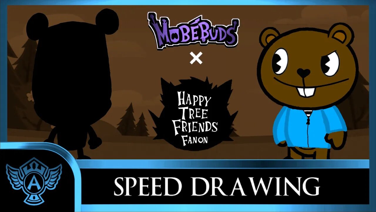 Speed Drawing: Happy Tree Friends Fanon - Jakky | Mobebuds Style