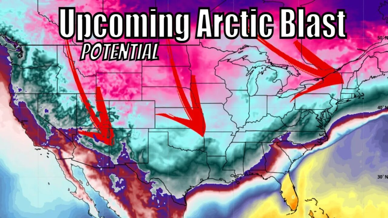 Upcoming Potential Arctic Blast & Severe Weather Coming! - The WeatherMan Plus