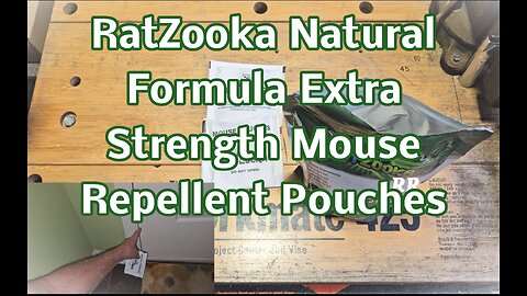 RatZooka Natural Formula Extra Strength Mouse Repellent Pouches - 10 pack