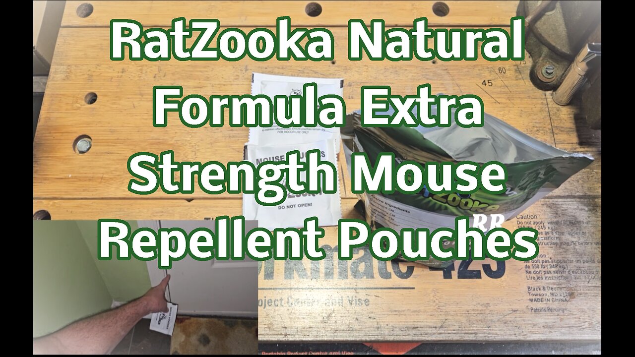 RatZooka Natural Formula Extra Strength Mouse Repellent Pouches - 10 pack