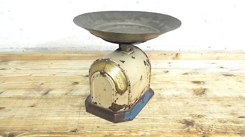 Restoration Of An Antique Kitchen Scale