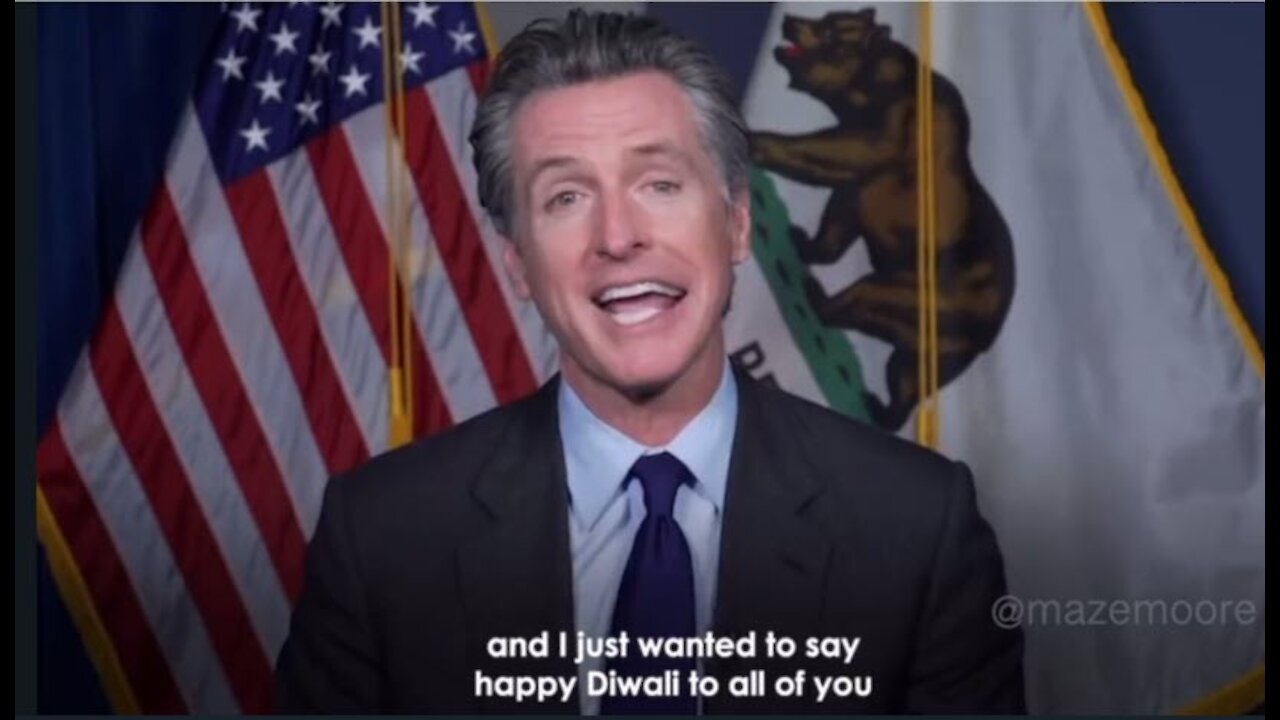 California Governor Newsom is just doing fine...