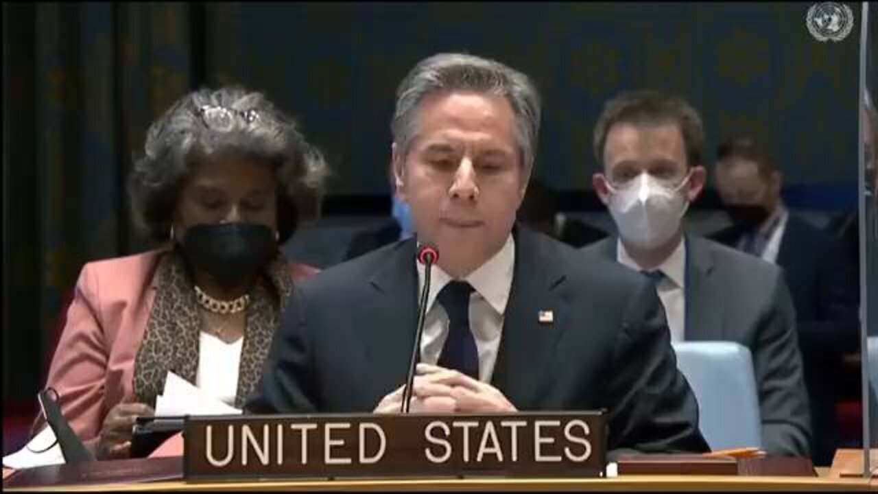BLINKEN: “Let me be clear: I am here today, not to start a war, but to prevent a war.