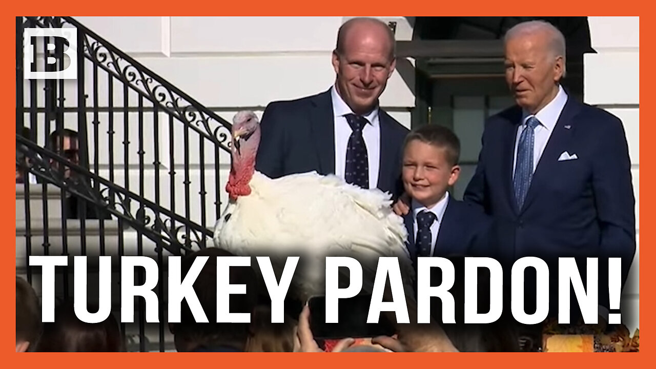 One for the Road! Biden Pardons Peach & Blossom in Last Thanksgiving Turkey Pardon in Office