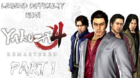 Yakuza 4 Legend Difficulty Run! Part 1/2