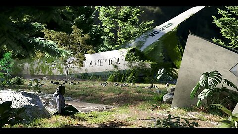 Plane Crash Blender Scene (Human Generator, Botaniq, Scatter 5, Marvelous Designer)