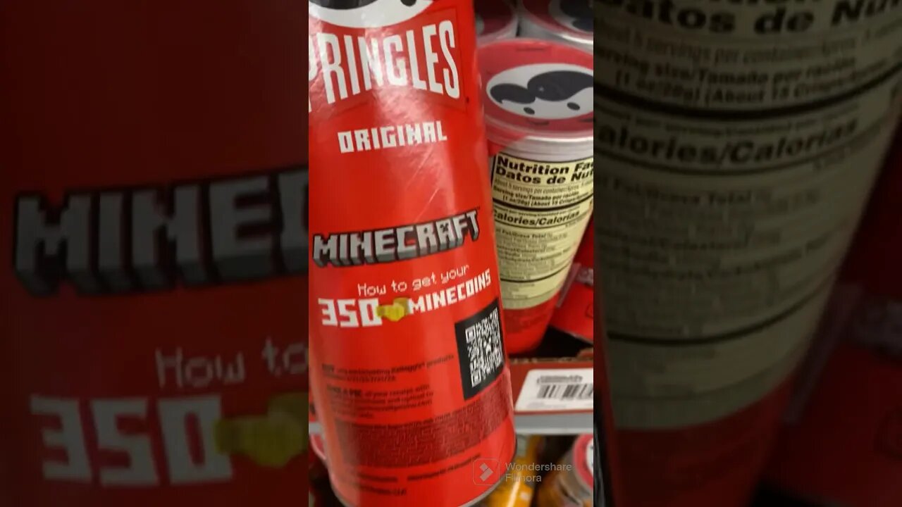 Mincraft pringles 💀 #funny #memes #filmora #minecraft #shorts