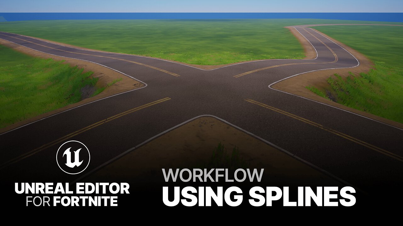 UEFN | Unreal Editor for Fortnite: Splines for Roads