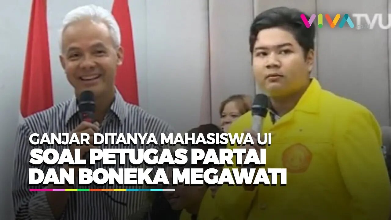 To The Point, Mahasiswa UI Cecar Ganjar Soal Boneka Partai Atau Petugas Rakyat