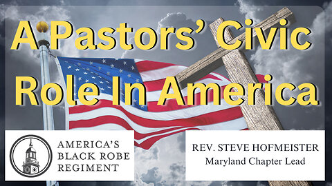 A Pastors Civic Role In America - Commentary Address