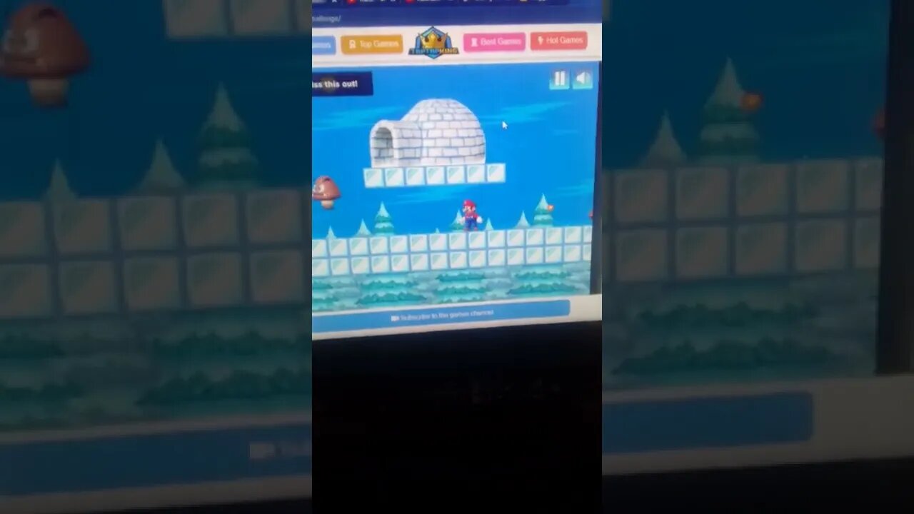 jogo mario christmas challenge #shorts