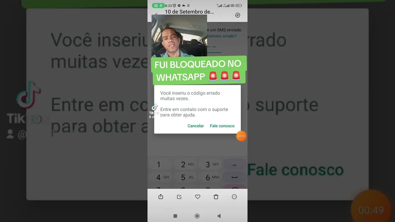 FUI BLOQUEADO NO WHATSAPP