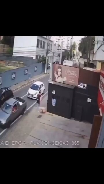 Homeless Man Defecates on Public Sidewalk, Dog Rolls in Excrement