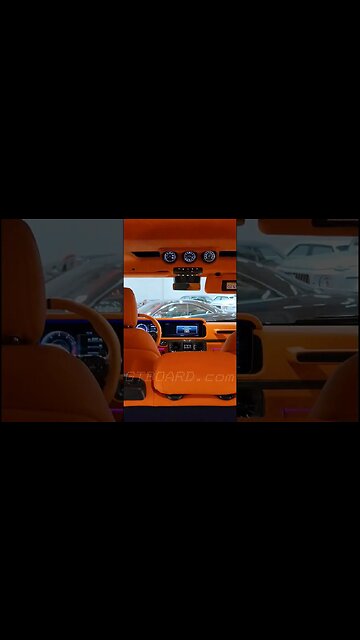 🐶 Perfect for the dog! Brabus 800 complete leather interiour Masterpiece by Constantin Buschmann