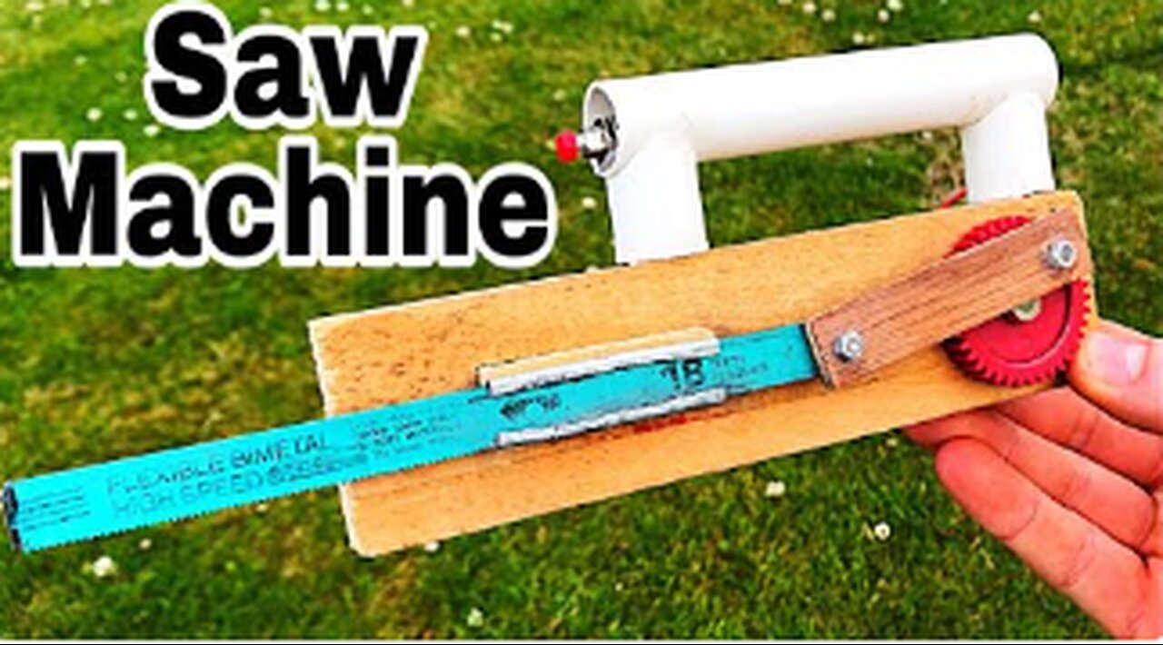 Instructions to make Jigsaw Machine from DC Engine