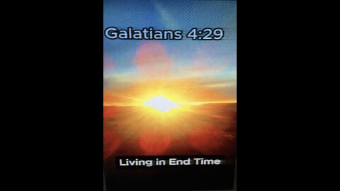 Galatians 4:29