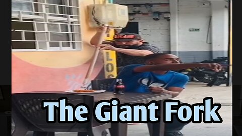 The Giant Fork Prank