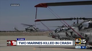 2 pilots killed in Marine helicopter crash in Yuma