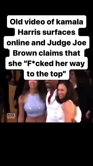 judge Joe brown calls out Kamala Harris in a hilarious interview