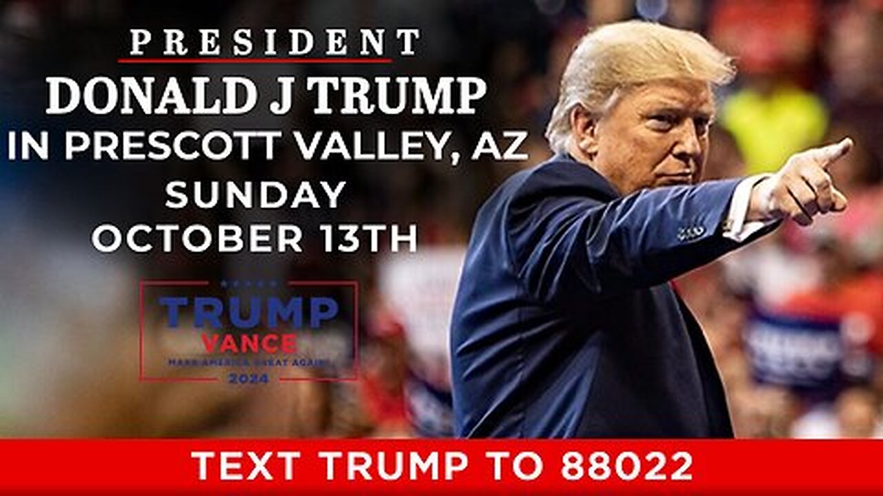 LIVE: President Trump in Prescott Valley, AZ