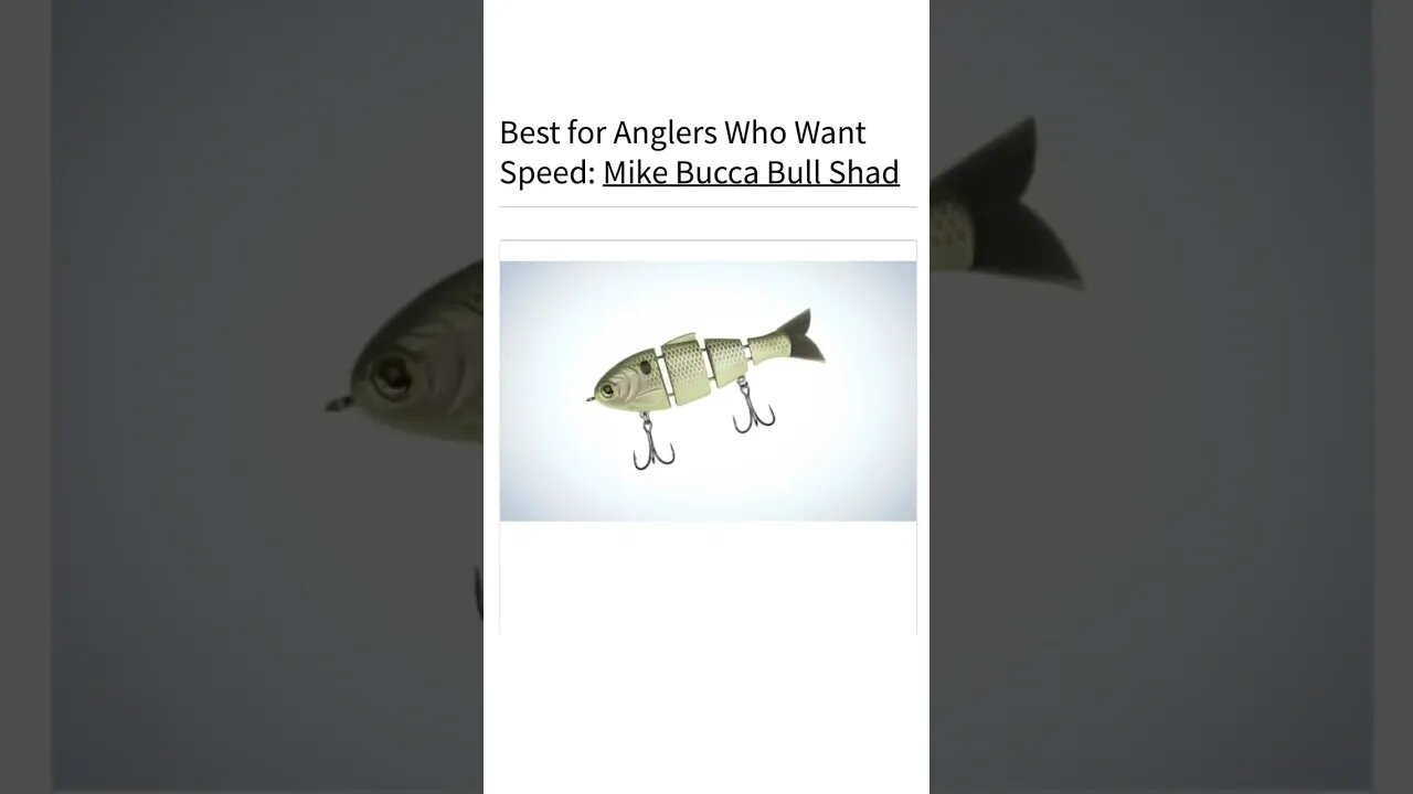 Best Swimbaits