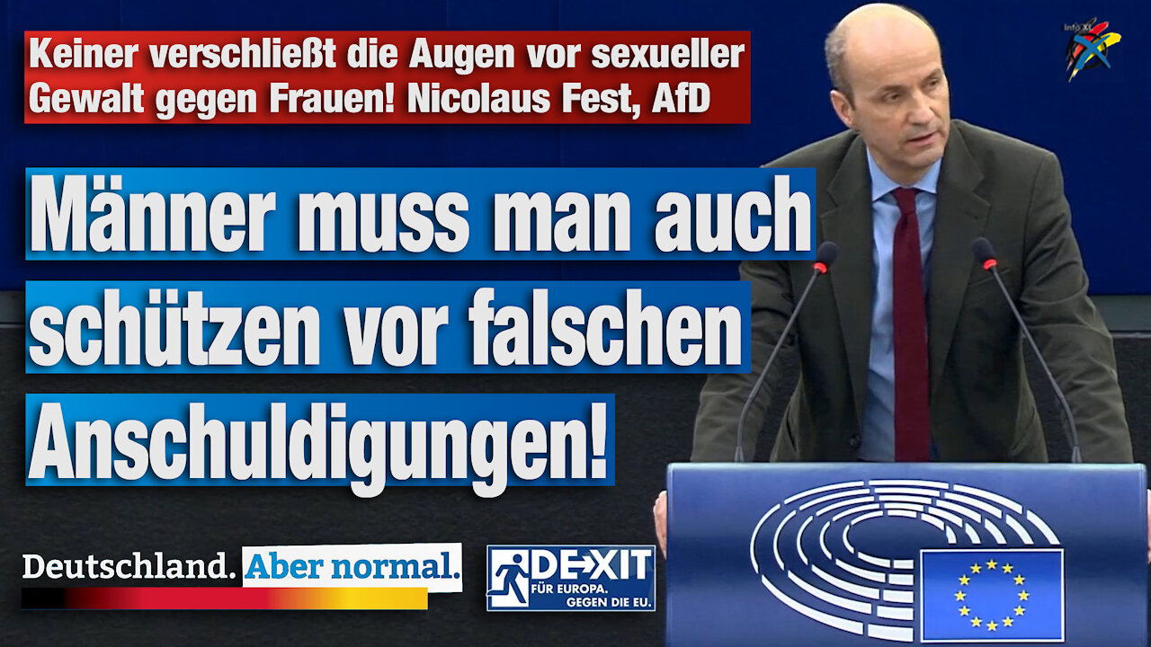 Keiner verschließt die Augen vor sexueller Gewalt gegen Frauen! Nicolaus Fest, AfD